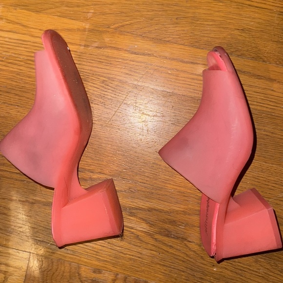 Jeffrey Campbell, jelly, pink Barbie gum, slides platform, chunky heel plastic - Picture 5 of 6